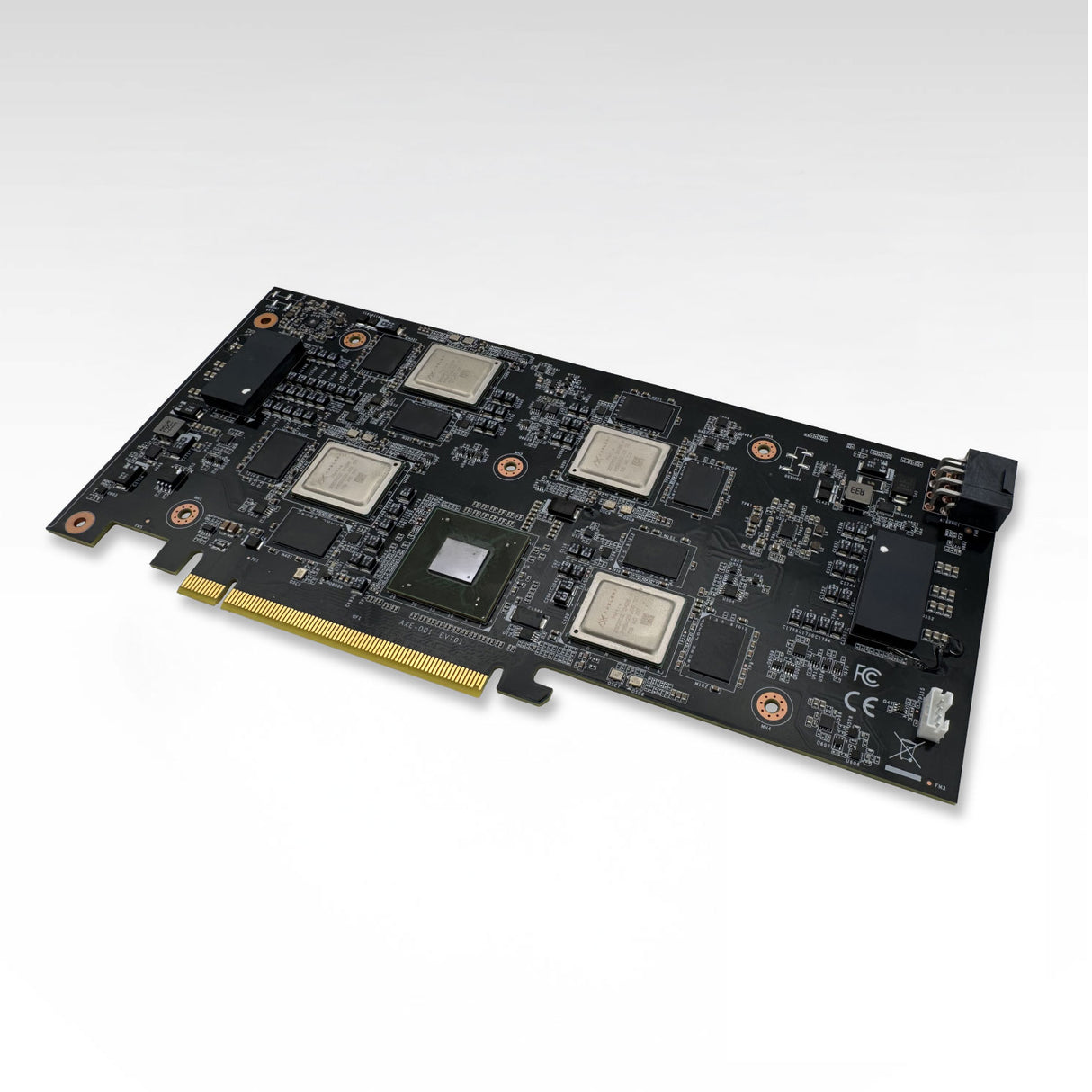 PCIe AI accelerator card. Powered by 4 quad-core Metis AIPUs