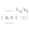 Mechanical drawing of the Axelera Edge 130p, 154.84 × 68.90 × 21.59 mm low-profile PCIe card with active cooling, dimensions in mm