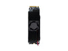 Axelera Embedded 110m with active cooling, viewed from the fan side