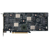 Axelera Server 150p card, top view showing the four Metis AIPUs and memory